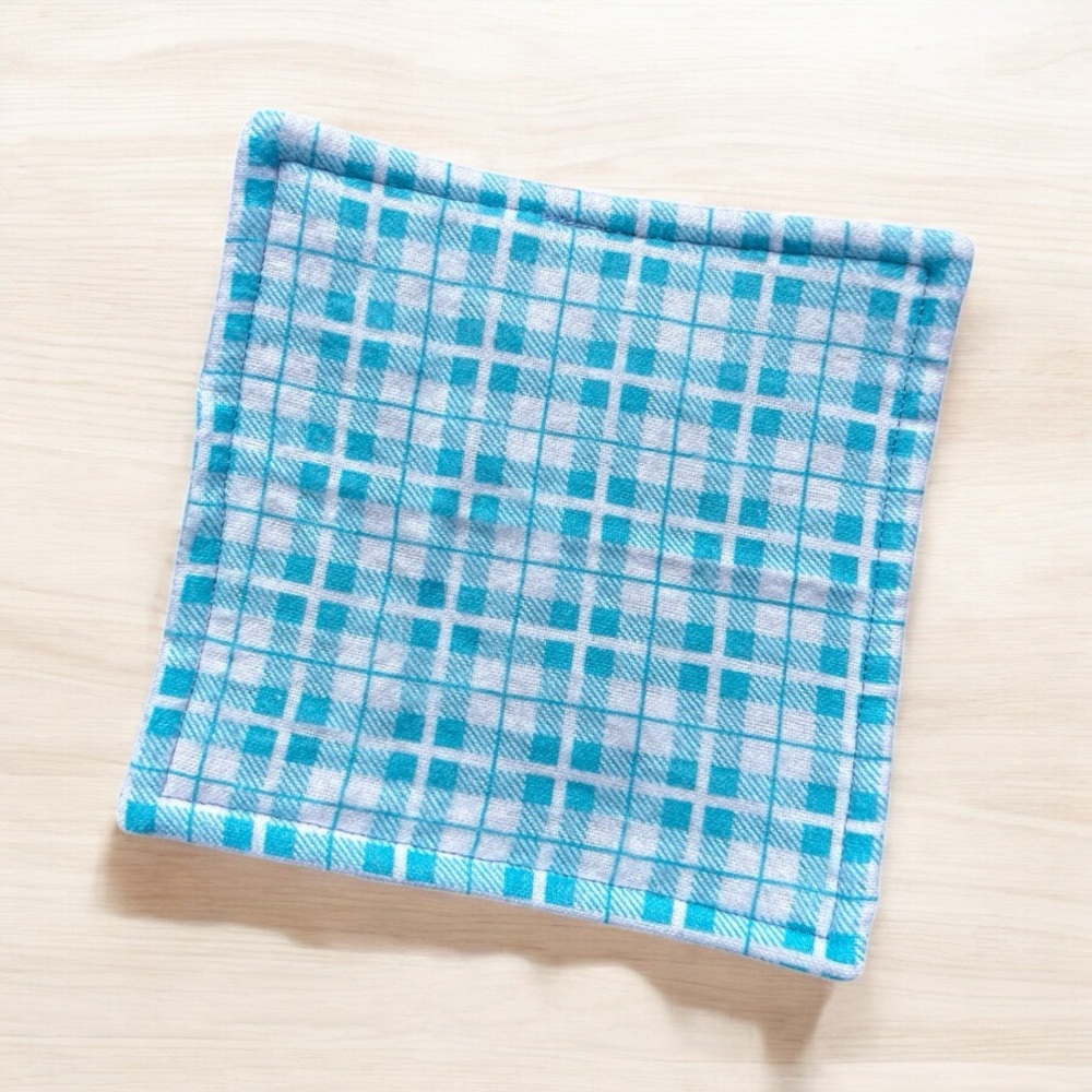Blue Plaid jar grip
